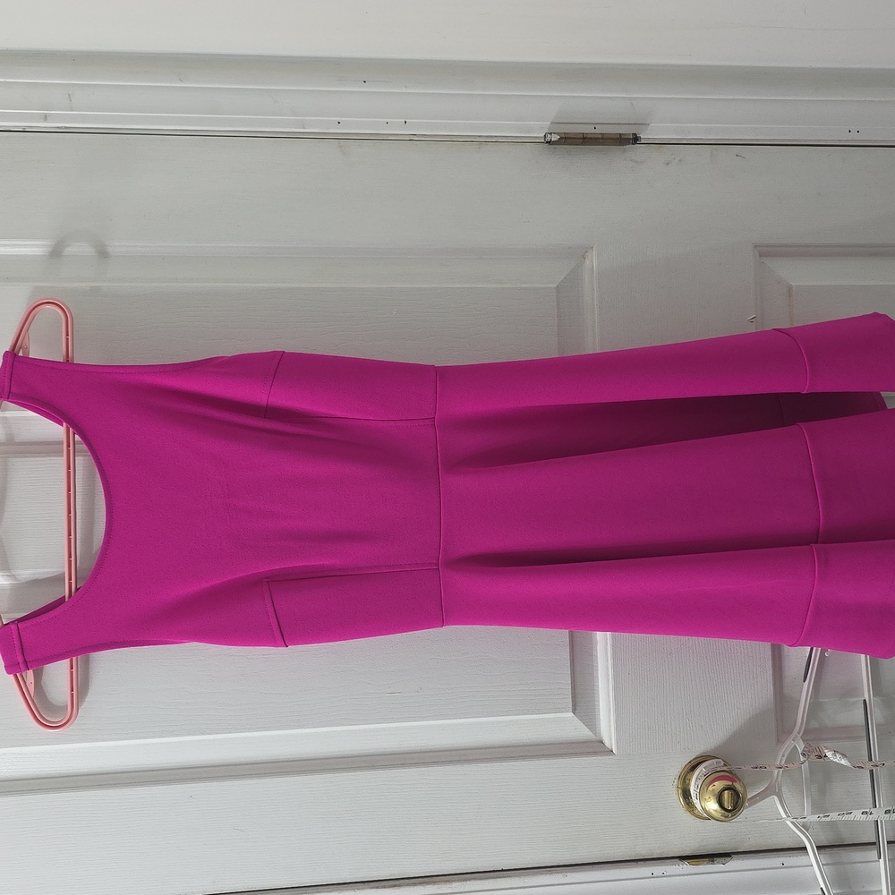 Elegant Pink Sleeveless Dress